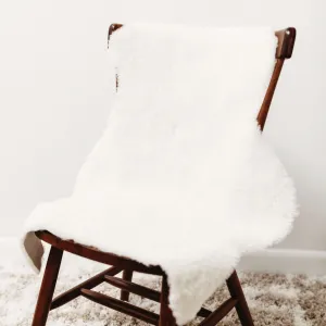 Ivory Curls Travel Sheepskin