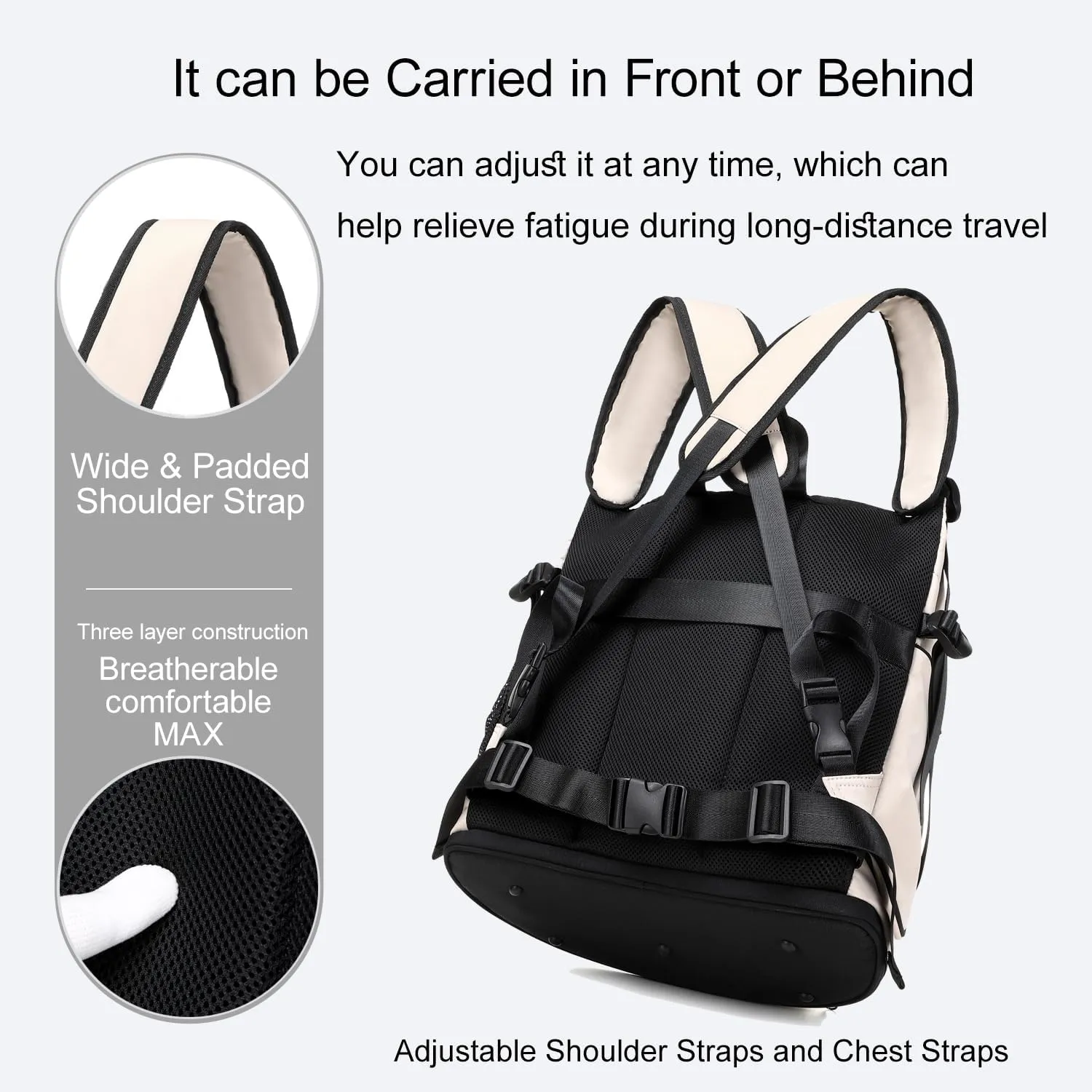 Lightweight Cat Backpack Carrier, Pet Backpack for Cat and Small Dog Less Than 15Ib