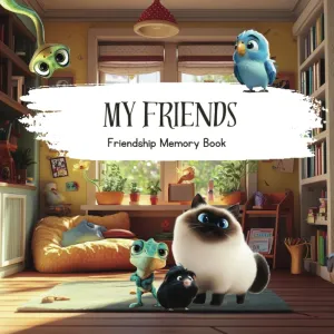 My Friend  Friendship Memory Book: Pets Cover & Interior Design - An Interactive Memory Book for Kids Ages 3-12 with Fun Prompts  Capture Special ... for School & Playdates  English Editi Paperback  February 18, 2025