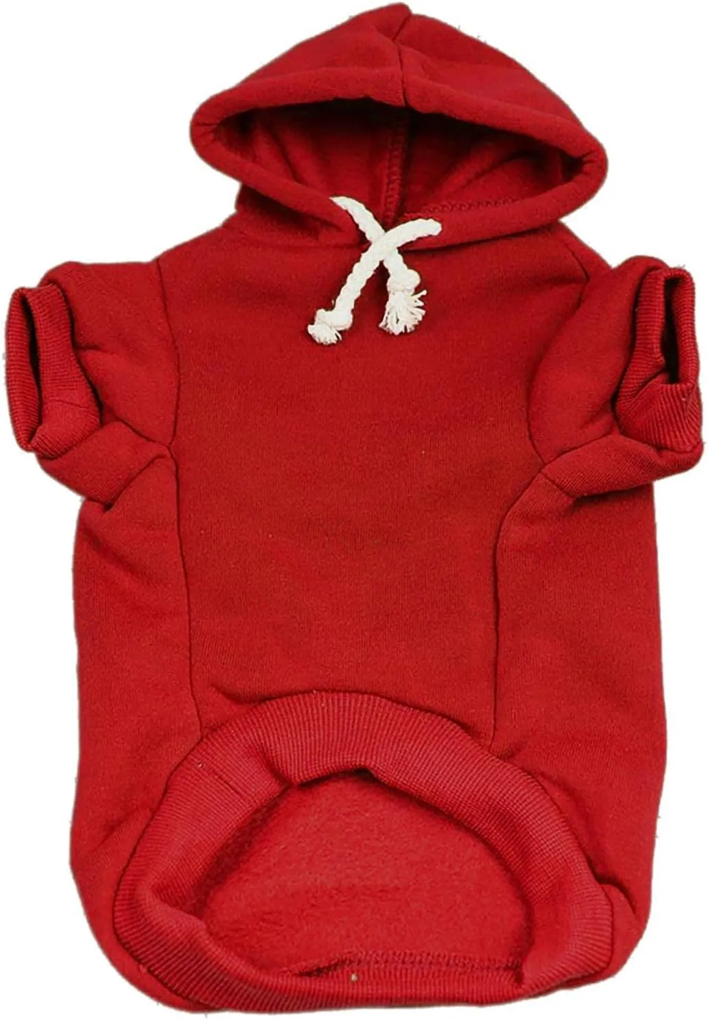 My Humans are Getting Married Annoucement Pullover Fleece Lined Dog Hoodie (Red, Small 224)