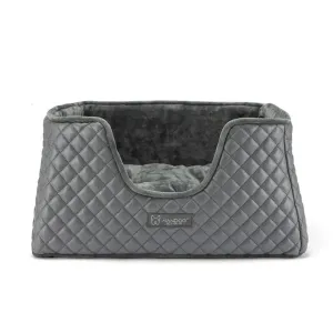 Nandog Prive Collection Quilted Vegan Leather Cube Dog Bed