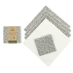 Organic Cotton Reusable Wipes 5pk - Meadow