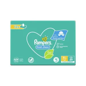 Pampers Baby Wipes Scented 12x52s