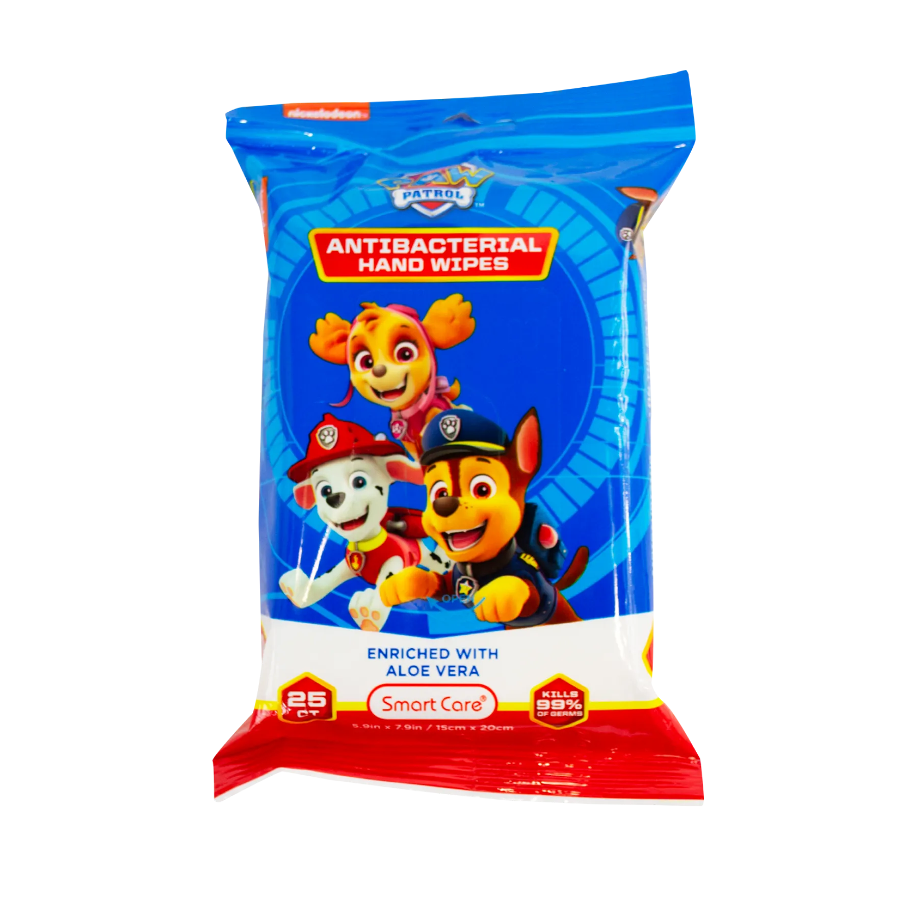 Paw Patrol Antibacterial Wipes 25 Count