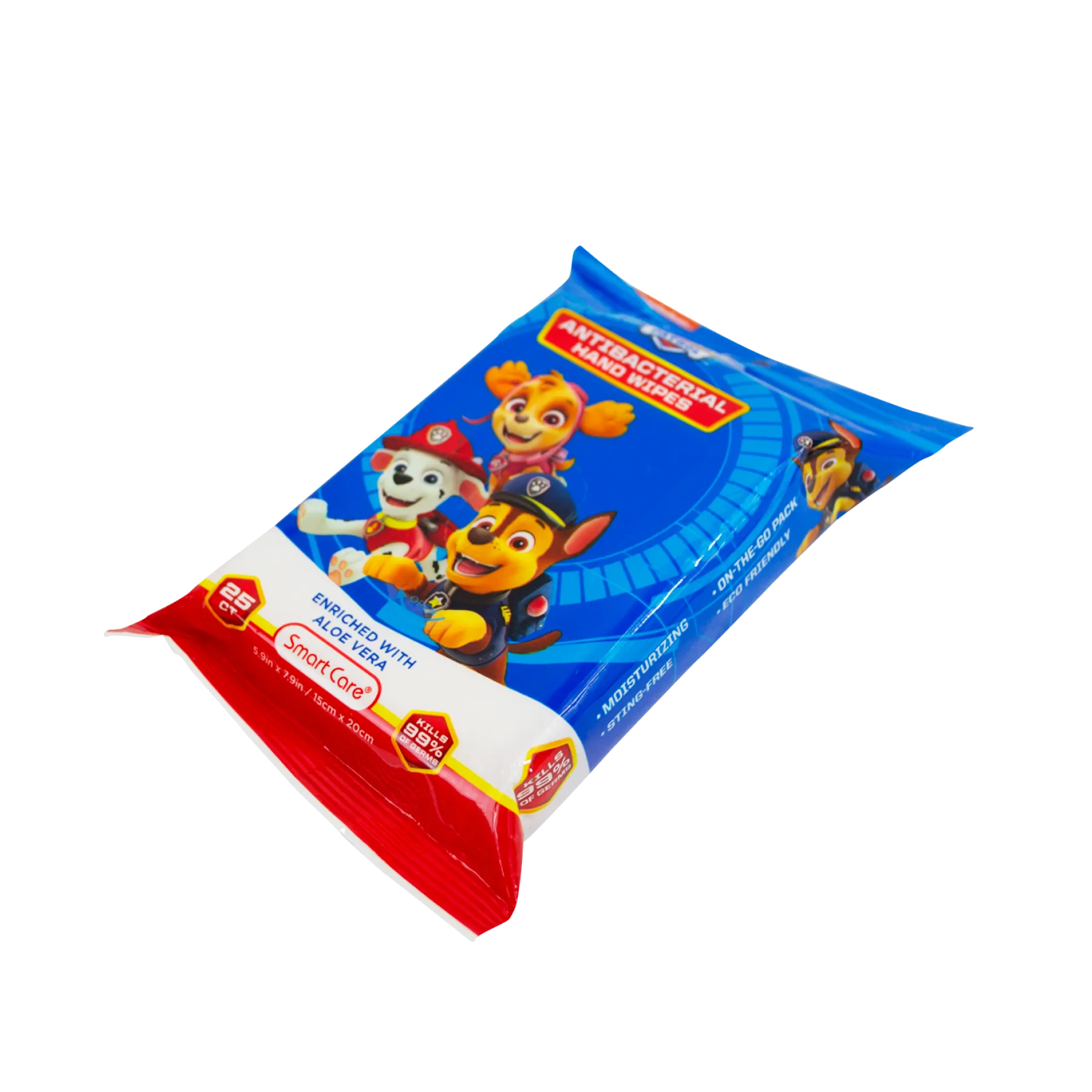 Paw Patrol Antibacterial Wipes 25 Count
