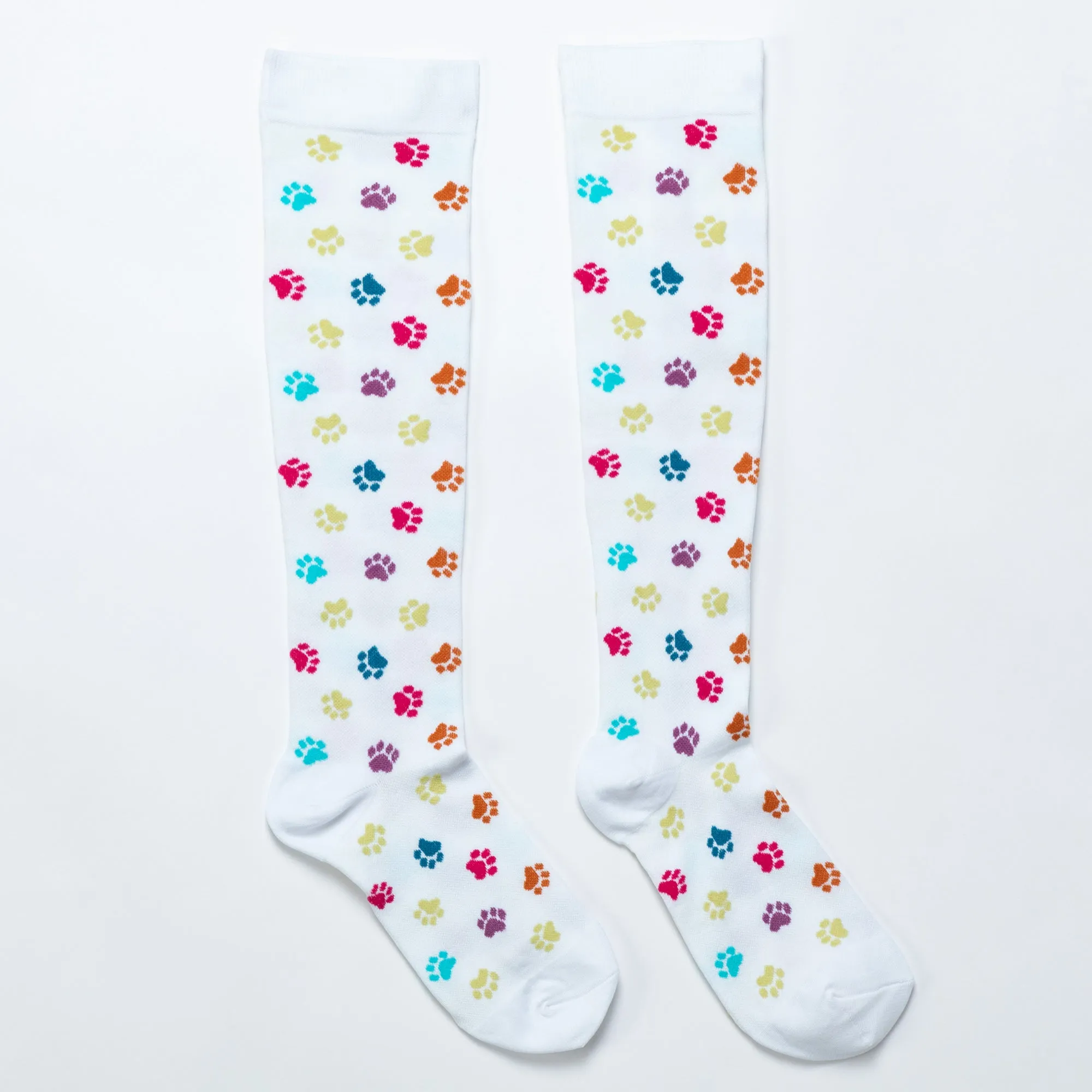 Paw Print Compression Socks