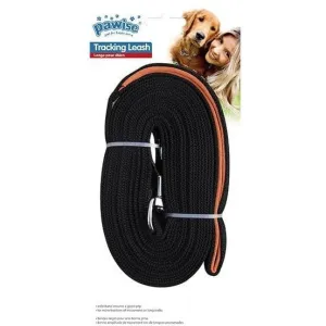 Pawise Flat Leashwith Loop Black 15M