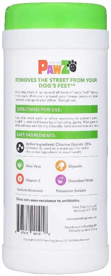 PAWZ SANIPAW® Paw Sanitizing Wipes