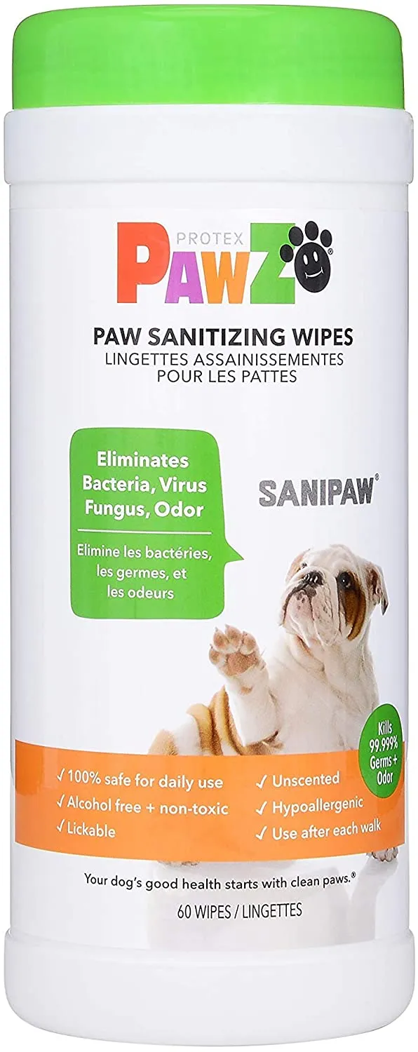 PAWZ SANIPAW® Paw Sanitizing Wipes