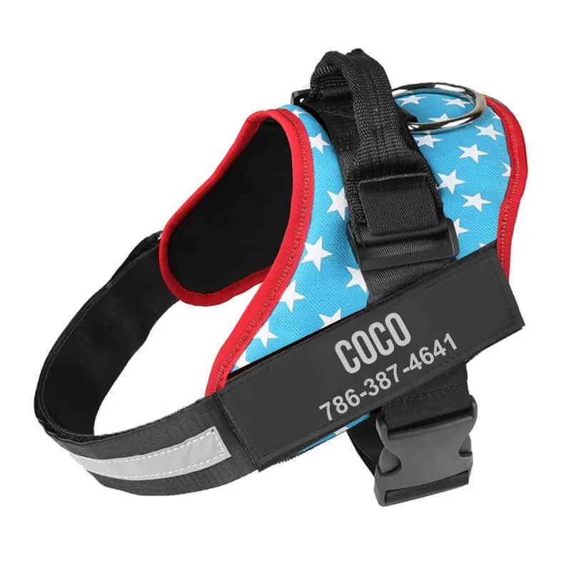 Personalized NO-PULL Harness *LIFETIME WARRANTY*
