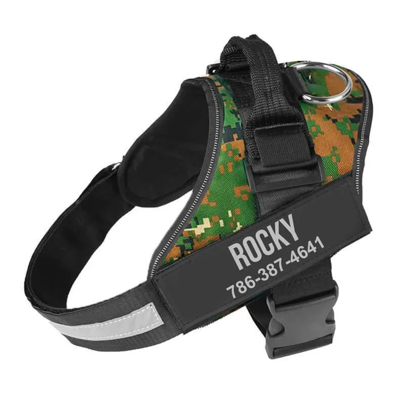 Personalized NO-PULL Harness *LIFETIME WARRANTY*