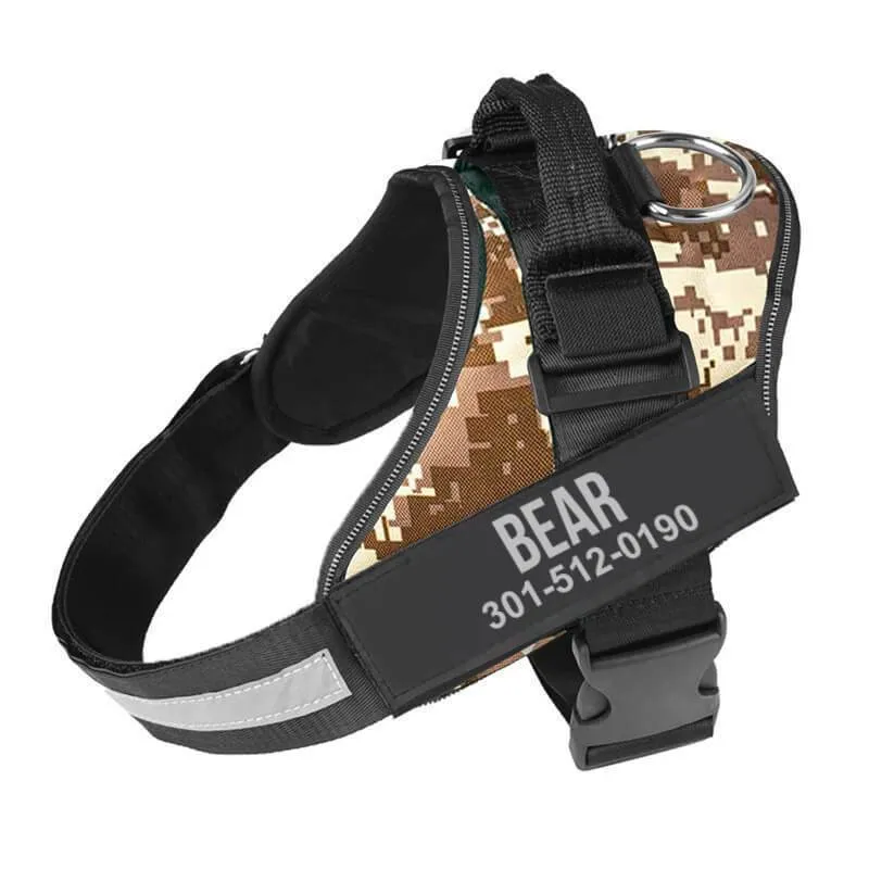 Personalized NO-PULL Harness *LIFETIME WARRANTY*