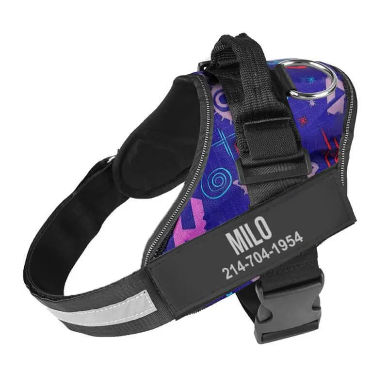Personalized NO-PULL Harness *LIFETIME WARRANTY*