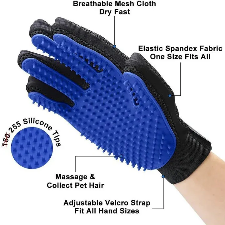 Pet Brush Gloves (1 Pair)