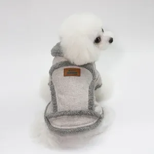 Pet / Dog Faux Shearling Dog Biker Coat