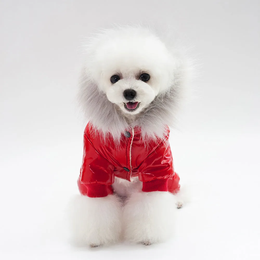 Pet / Dog Super Trendy Hoodie Puffer Snowsuit Coat