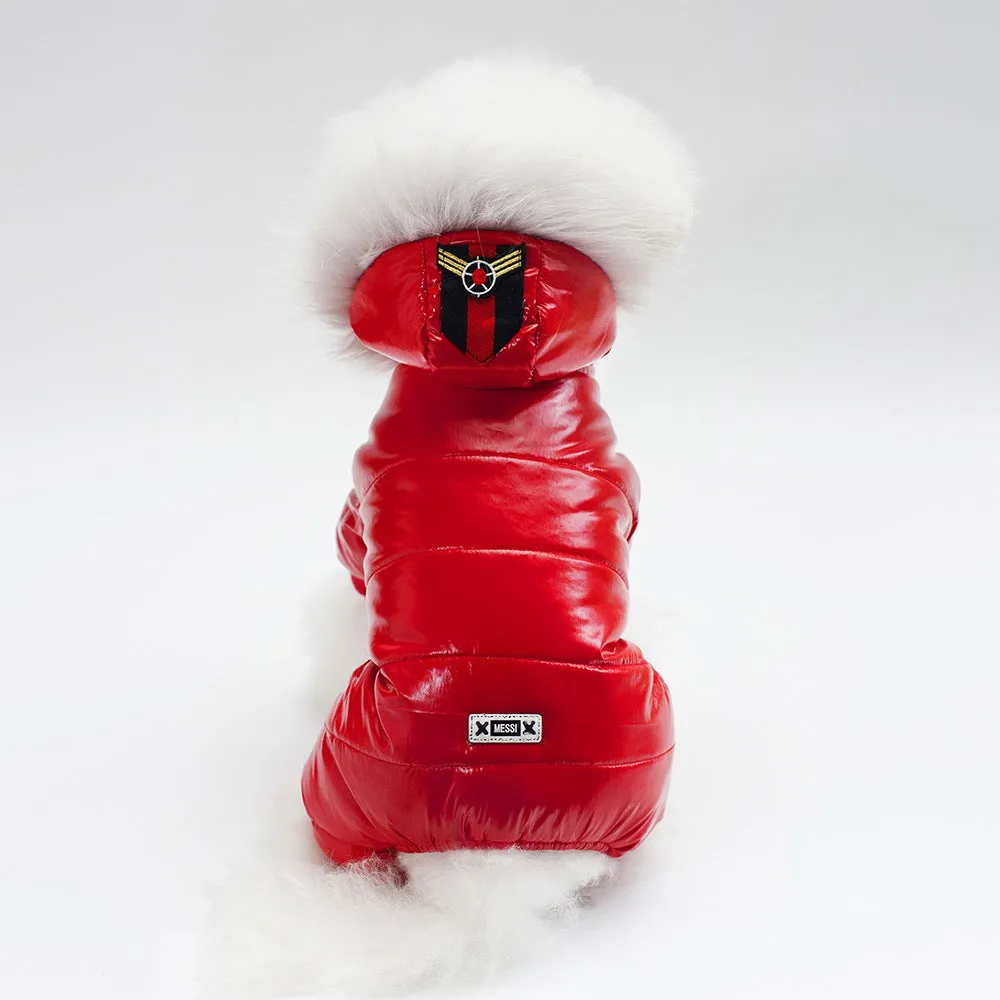 Pet / Dog Super Trendy Hoodie Puffer Snowsuit Coat