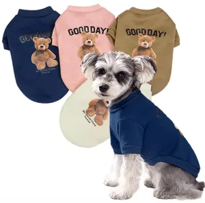 Pet Jacket for Small & Medium Dogs and Cats – Winter Cartoon Bear Costume