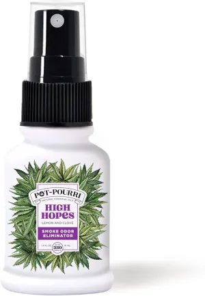 Pot-Pourri Smoke Odor Freshener Spray, High Hopes, 1.4 Fl Oz - Lemon and Clove