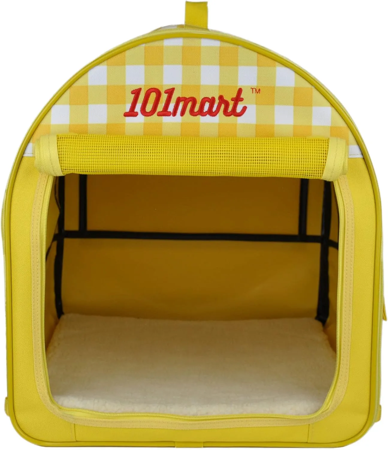 Premium Soft-Sided Folding Pet Tent | Portable Pet Crate for Home and On The Go | Made from Heavy-Duty Water-Resistant Canvas Fabric | Perfect for Indoor and Outdoor Use