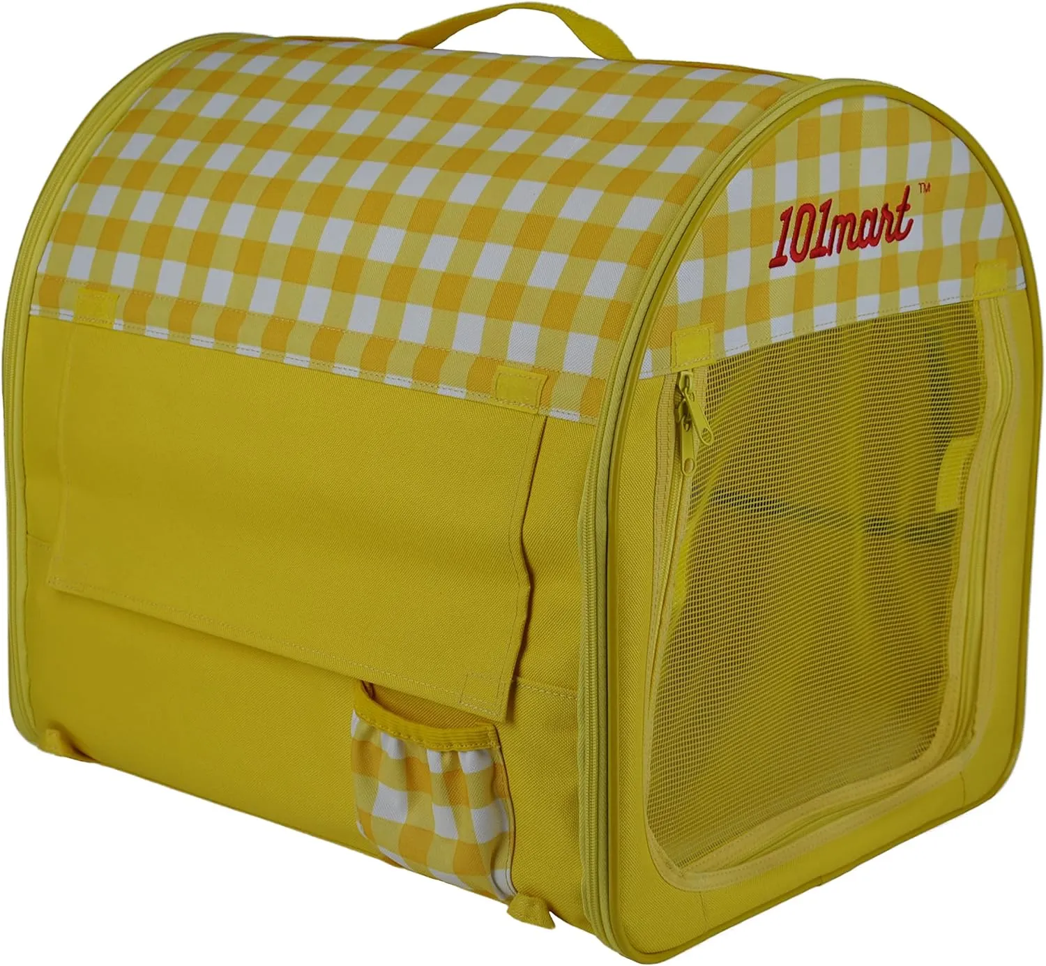 Premium Soft-Sided Folding Pet Tent | Portable Pet Crate for Home and On The Go | Made from Heavy-Duty Water-Resistant Canvas Fabric | Perfect for Indoor and Outdoor Use