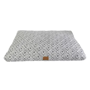 Printed Sherpa Pet Bed | 86 x 56 x 5cm