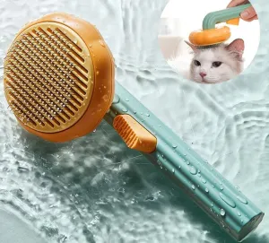 Purrfect Pumpkin Cat Brush
