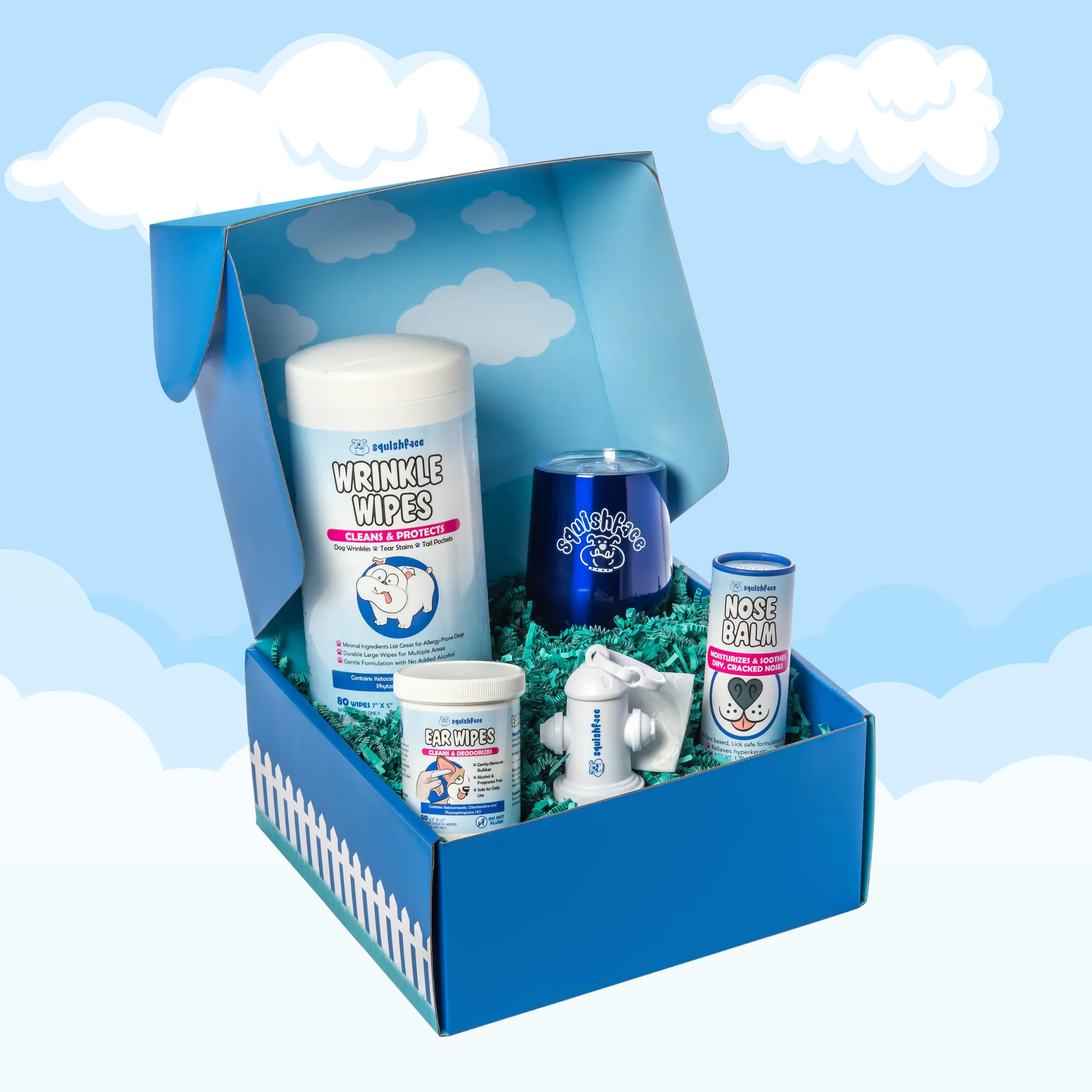 "Basic Itch" Care Kit - Squishface Essentials Gift Set for Any Dog!