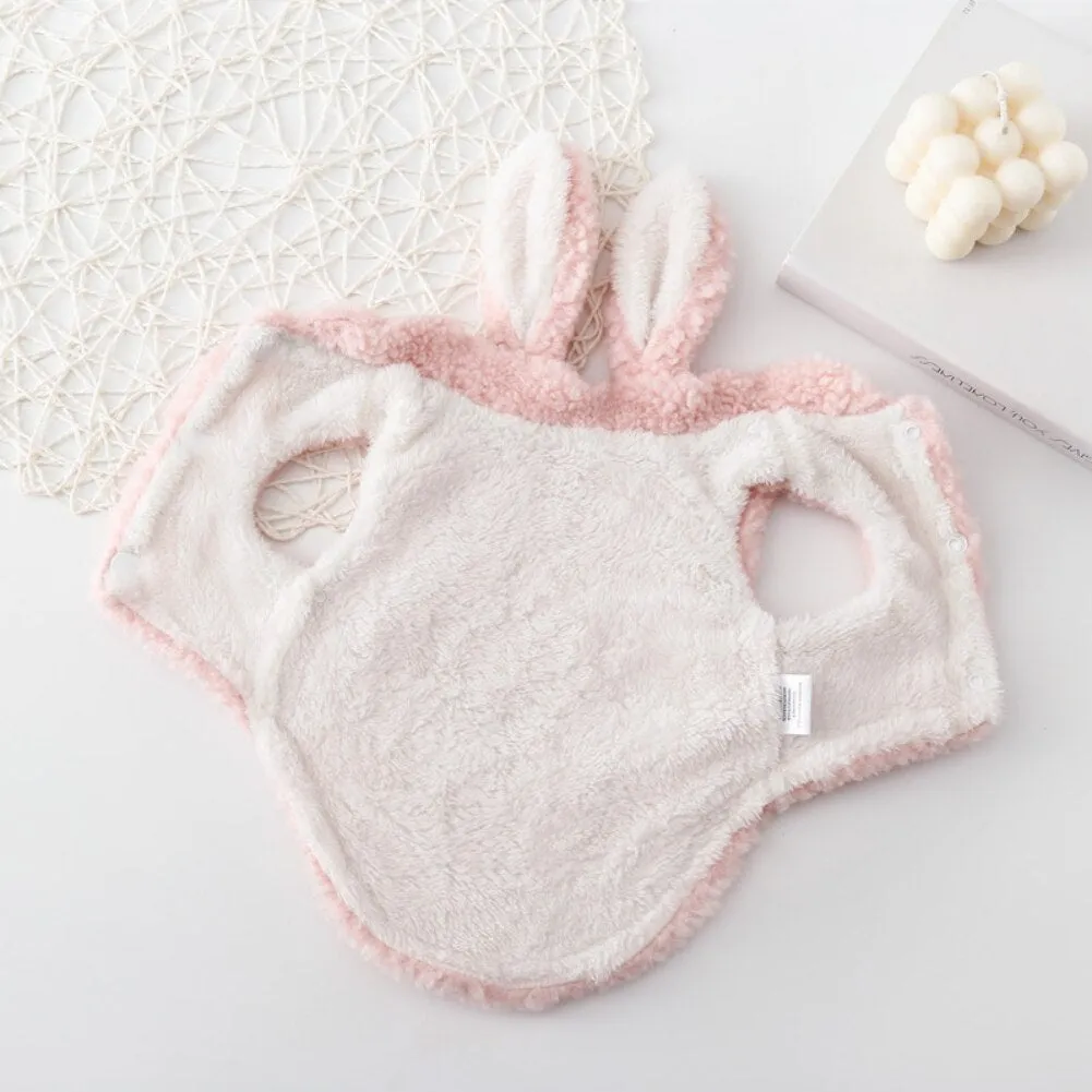 Rabbit Ears Fleece Puppy Hooded Coat