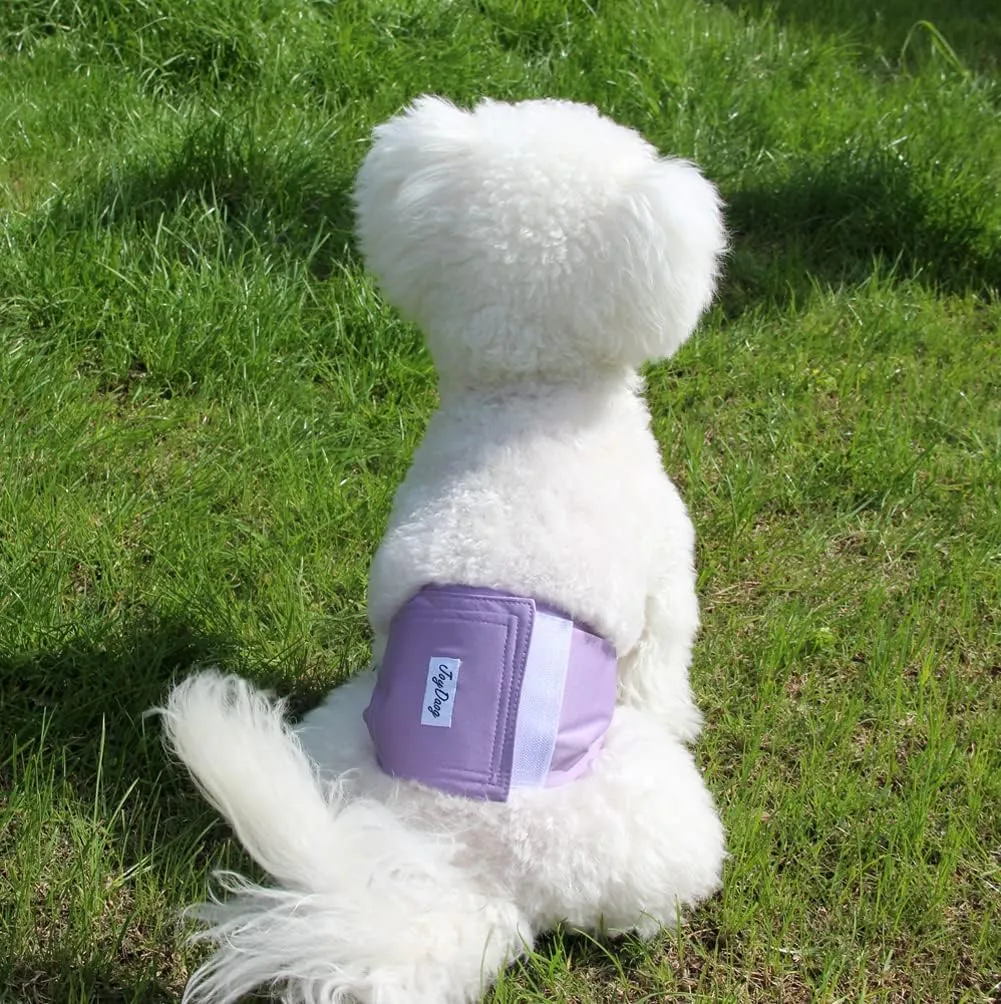 Reusable Belly Bands for Medium Dogs,4 Pack Premium Washable Dog Diapers Male Doggie Nappies Wrap,XL