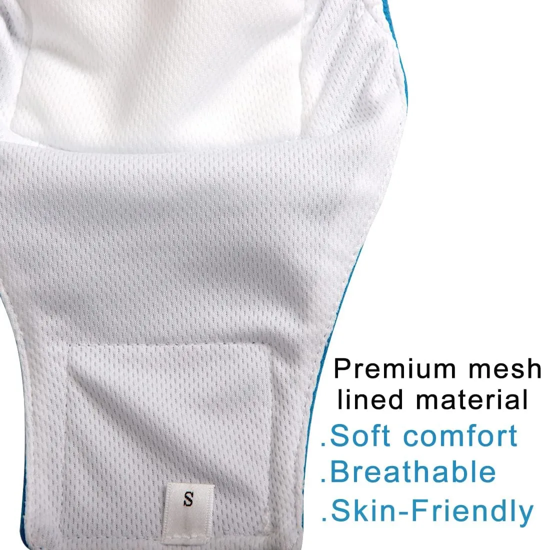 Reusable Belly Bands for Medium Dogs,4 Pack Premium Washable Dog Diapers Male Doggie Nappies Wrap,XL