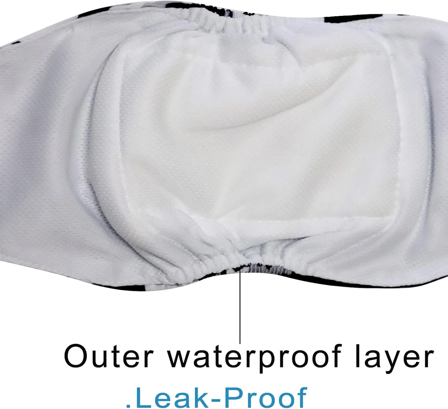 Reusable Belly Bands for Medium Dogs,4 Pack Premium Washable Dog Diapers Male Doggie Nappies Wrap,XL