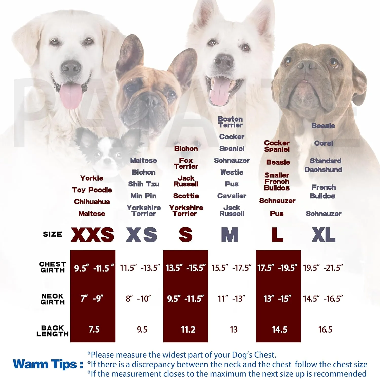 Reversible Warm Dog Coat with Hook and Loop Tape Straps: British-Style Plaid Jacket for Winter, Cozy Cold-Weather Vest for Small, Medium & Large Dogs C Ideal for Snow and Outdoor Adventures Red XS