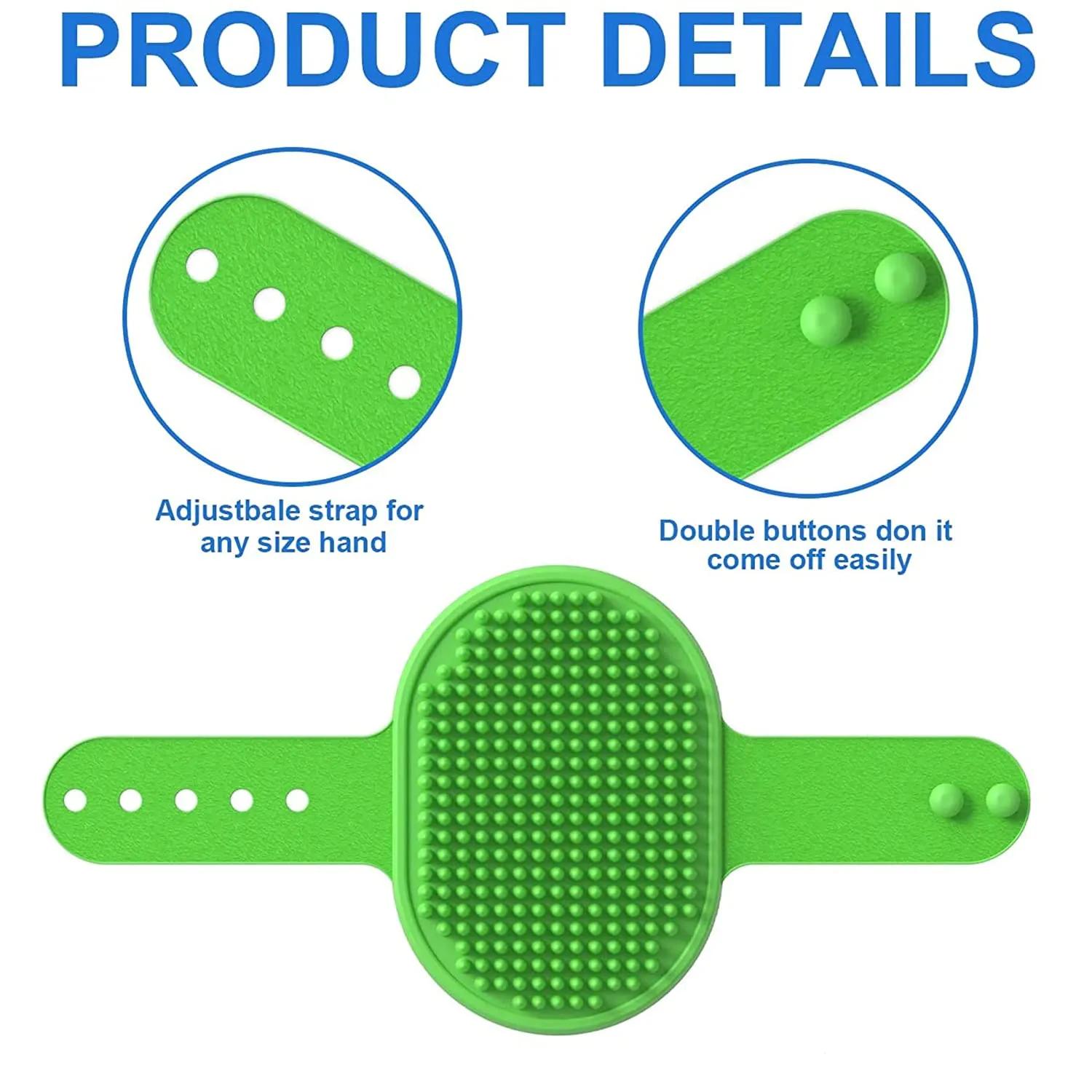 Rubber Bath Glove for Dogs & Cats