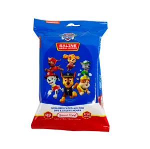Smart Care Paw Patrol Saline Nasal Wipes 25 Count