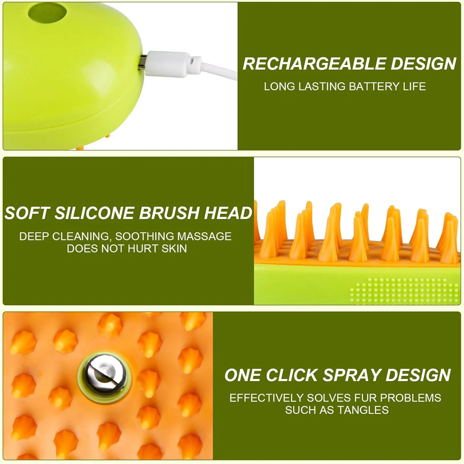 Steamy Pet Brush