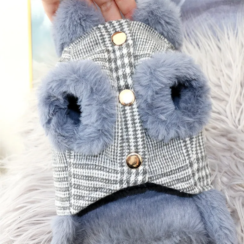 Thickened Plush Warm Dog Coat