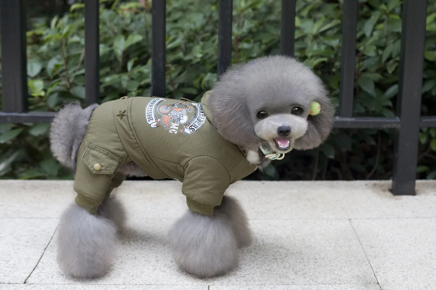 Toby's Super Cool Pet / Dog Hooded Puffer Snowsuit