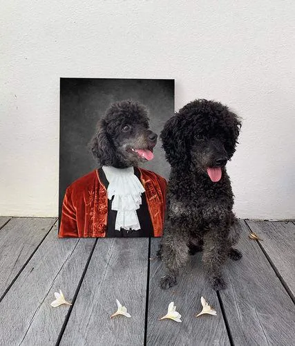Vampiracle - Halloween & Vampires Inspired Custom Pet Portrait Canvas