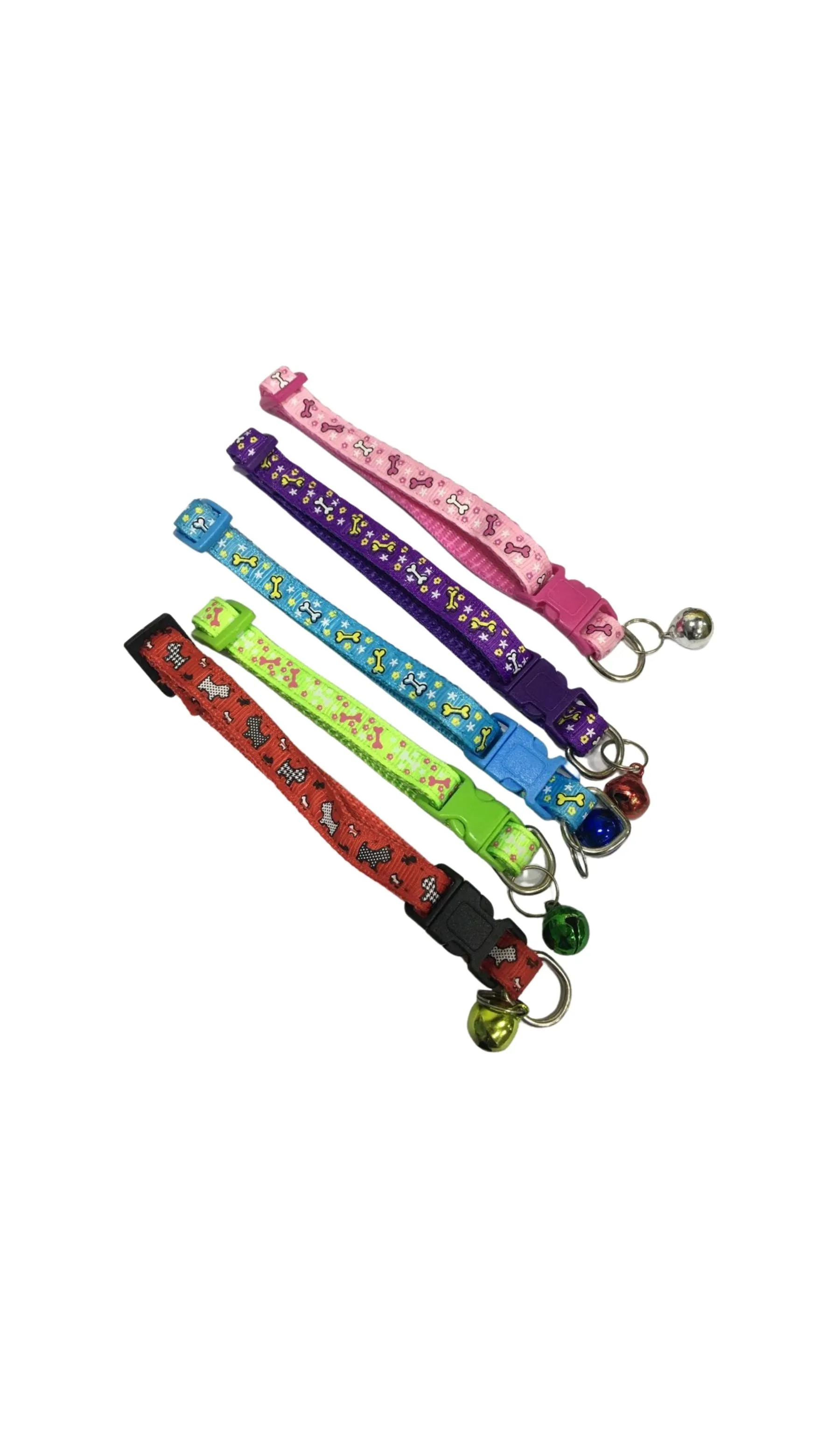 Vibrant Printed Fashion Collar with Bell