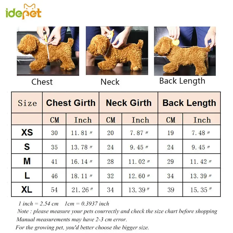 Warm Hooded Pet Jacket for Cats and Small Dogs - IDEPET Fashion Coat