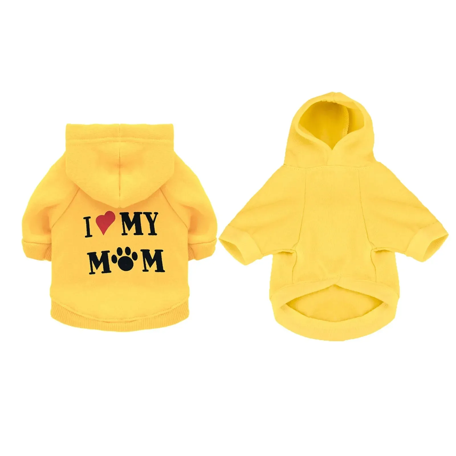 Warm Hooded Pet Jacket for Cats and Small Dogs - IDEPET Fashion Coat