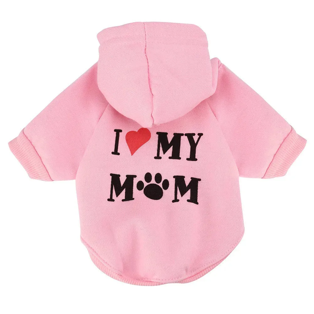Warm Hooded Pet Jacket for Cats and Small Dogs - IDEPET Fashion Coat