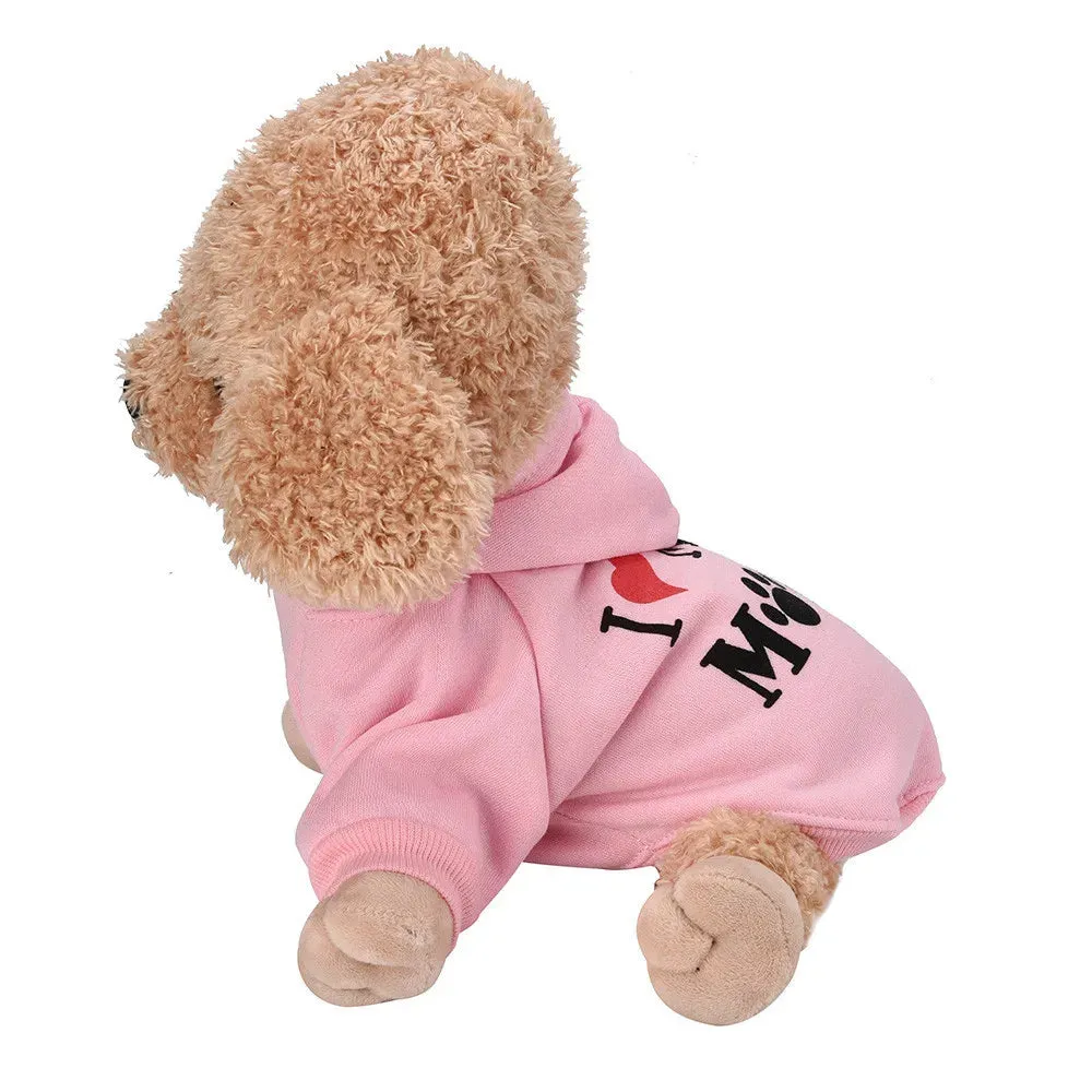 Warm Hooded Pet Jacket for Cats and Small Dogs - IDEPET Fashion Coat