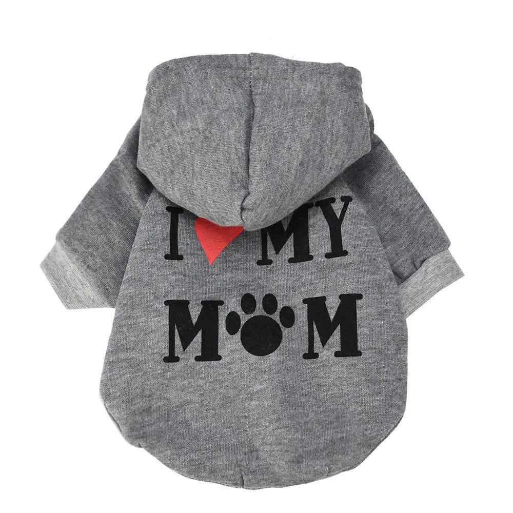 Warm Hooded Pet Jacket for Cats and Small Dogs - IDEPET Fashion Coat