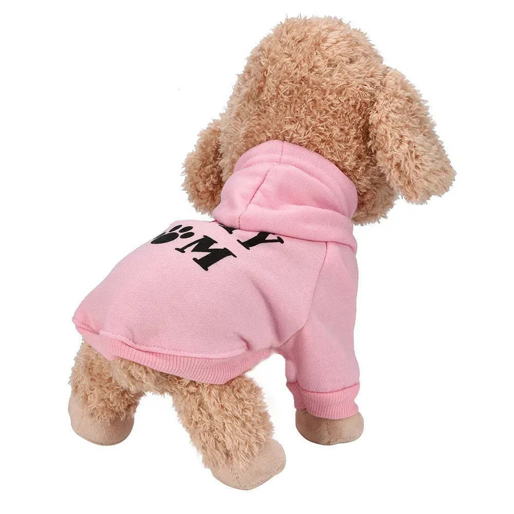 Warm Hooded Pet Jacket for Cats and Small Dogs - IDEPET Fashion Coat