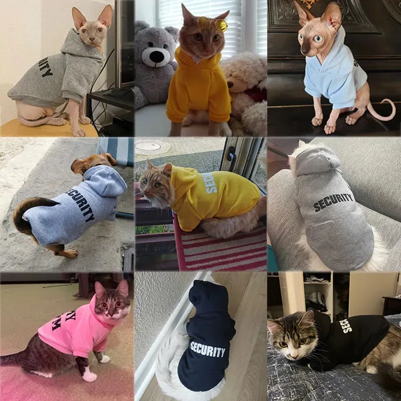 Warm Hooded Pet Jacket for Cats and Small Dogs - IDEPET Fashion Coat