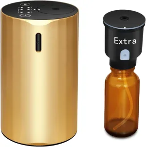 Waterless Diffuser for Essential Oils Smart Tech Waterless Nebulizer Rechargeble Battery Powered Portable Oil diffusers for Home Car Office 