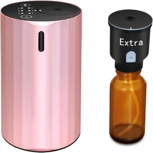Waterless Diffuser for Essential Oils Smart Tech Waterless Nebulizer Rechargeble Battery Powered Portable Oil diffusers for Home Car Office 