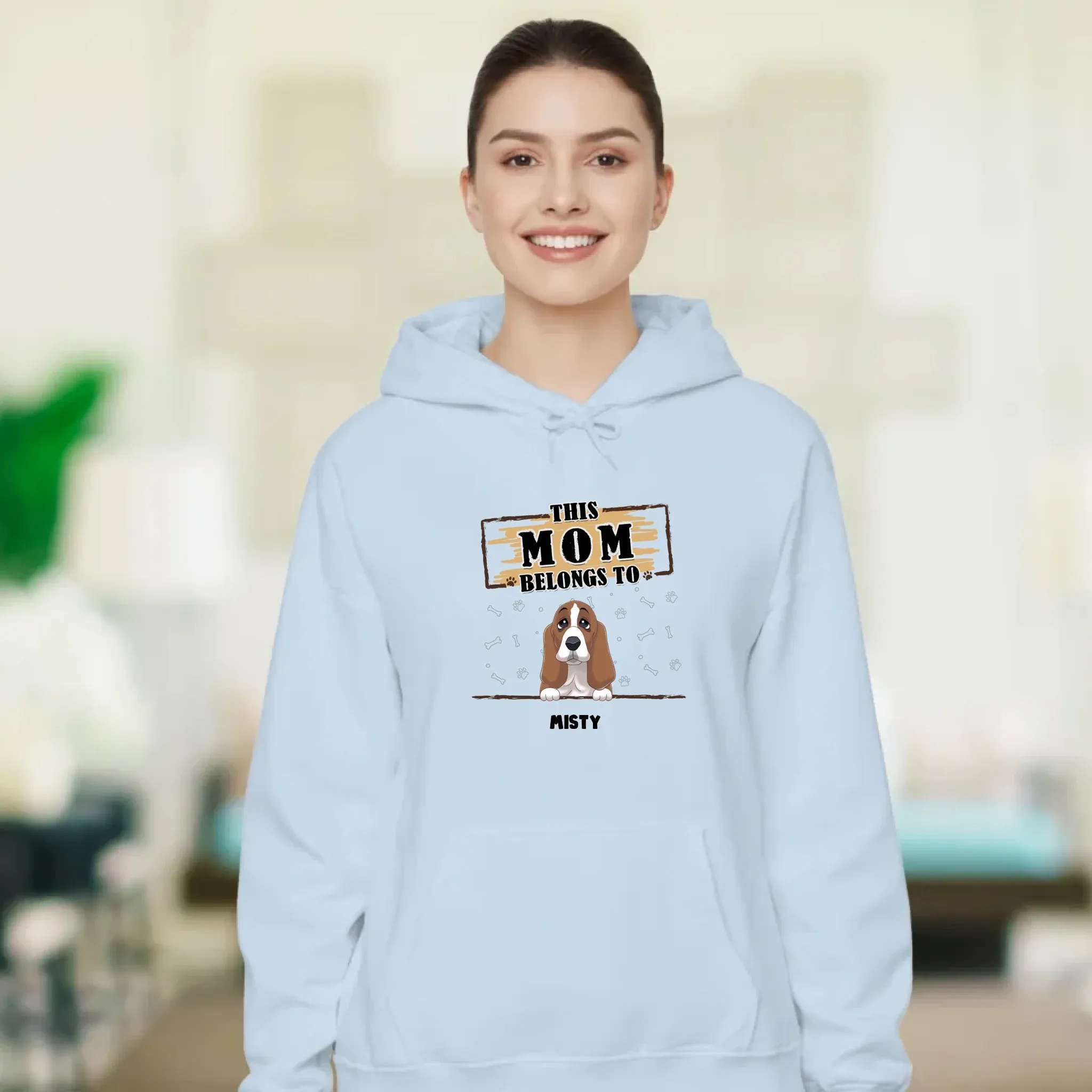 You Belong To Me - Custom Quote - Personalized Gifts for Dog Lovers - Unisex Sweater
